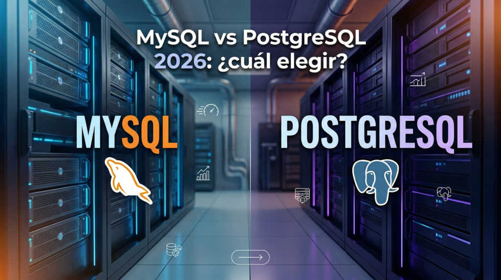 MySQL vs PostgreSQL 2026: ¿cuál elegir?